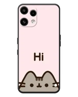 Чехол для Nothing Phone (3a) Lite с картинкой «Пушин говорит Hi»