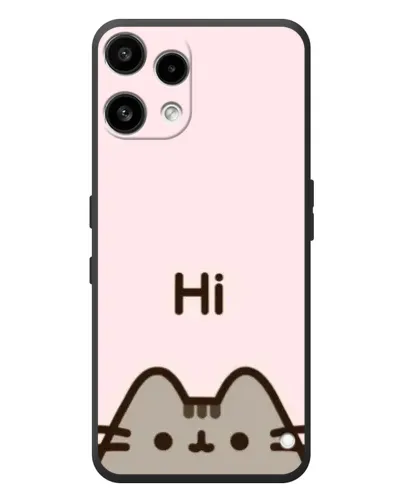 Чехол для Nothing Phone (3a) Lite с картинкой «Пушин говорит Hi»
