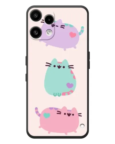 Чехол для Nothing Phone (3a) Lite с картинкой «Pusheen трио»
