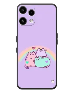 Чехол для Nothing Phone (3a) Lite с картинкой «Радужные Пушины»