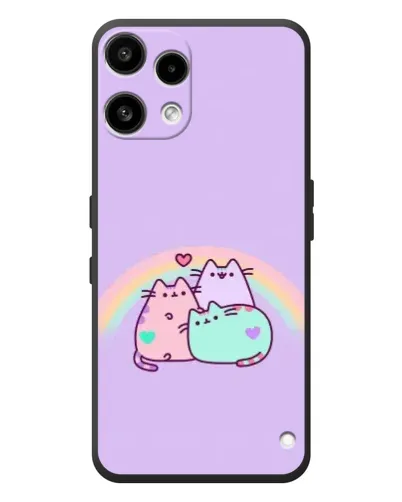 Чехол для Nothing Phone (3a) Lite с картинкой «Радужные Пушины»