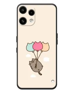 Чехол для Nothing Phone (3a) Lite с картинкой «Пушин на шариках»