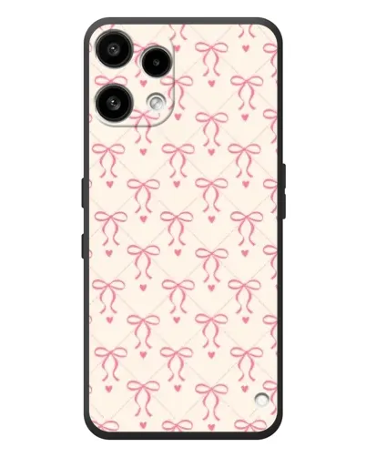 Чехол для Nothing Phone (3a) Lite с картинкой «Розовые бантики Coquette»
