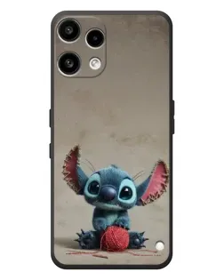 Чехол для Nothing Phone (3a) Lite с картинкой «Стич на коричневом фоне»