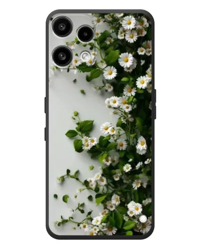 Чехол для Nothing Phone (3a) Lite с картинкой «Ветка мелких белых цветов»
