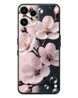 Чехол для Nothing Phone (3a) Lite с картинкой «Нежная сакура и капли» Чехол для Nothing Phone (3a) Lite с картинкой «Нежная сакура и капли»