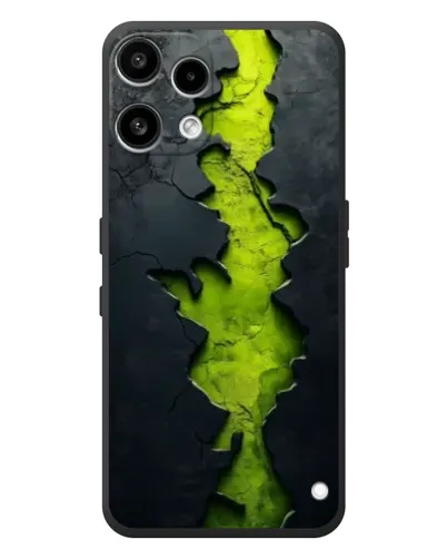 Чехол для Nothing Phone (3a) Lite с картинкой «Салатовый разлом скалы»