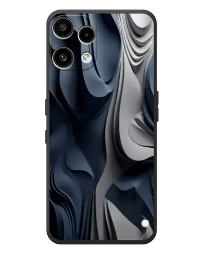 Чехол для Nothing Phone (3a) Lite с картинкой «Объемные синие складки»