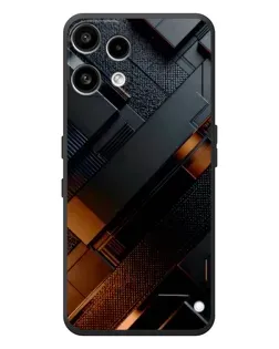 Чехол для Nothing Phone (3a) Lite с картинкой «Черные геометрические блоки» Чехол для Nothing Phone (3a) Lite с картинкой «Черные геометрические блоки»