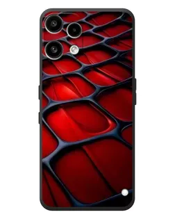 Чехол для Nothing Phone (3a) Lite с картинкой «Красная глянцевая сетка» Чехол для Nothing Phone (3a) Lite с картинкой «Красная глянцевая сетка»