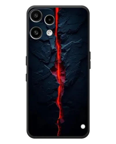 Чехол для Nothing Phone (3a) Lite с картинкой «Kрасная лавовая трещина»