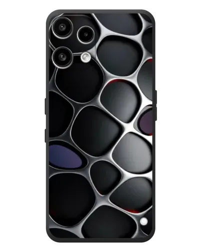 Чехол для Nothing Phone (3a) Lite с картинкой «Объемная темная решетка»