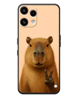 Чехол для Nothing Phone (3a) Lite с картинкой «Капибара виктория»