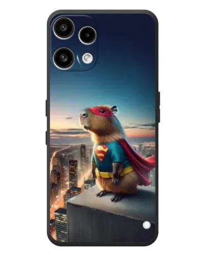 Чехол для Nothing Phone (3a) Lite с картинкой «Капи-мен супергерой»