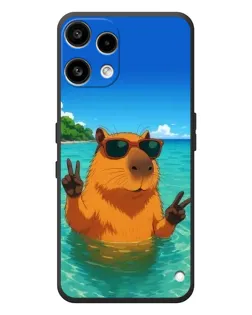 Чехол для Nothing Phone (3a) Lite с картинкой «Морская капибара»