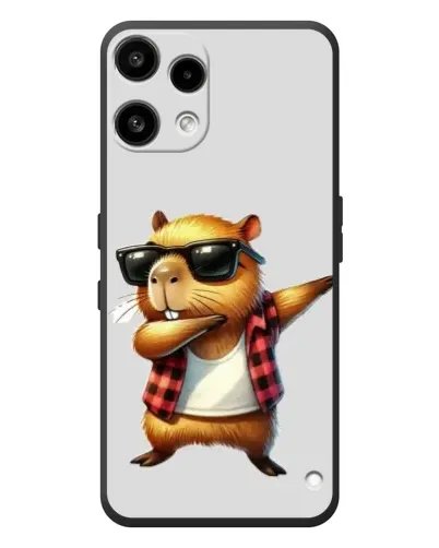 Чехол для Nothing Phone (3a) Lite с картинкой «Капибара рэпер даб»