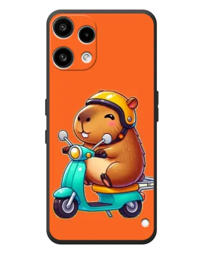 Чехол для Nothing Phone (3a) Lite с картинкой «Капибара на скутере»