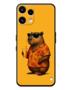 Чехол для Nothing Phone (3a) Lite с картинкой «Капибара на отдыхе»