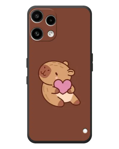 Чехол для Nothing Phone (3a) Lite с картинкой «Капибара с сердцем»