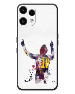 Чехол для Nothing Phone (3a) Lite с картинкой «Акварельный Месси Барселона»