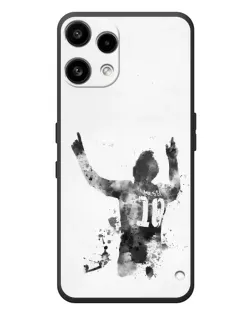 Чохол для Nothing Phone (3a) Lite з картинкою «Чорно-білий силует Мессі» Чохол для Nothing Phone (3a) Lite з картинкою «Чорно-білий силует Мессі»