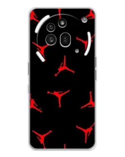Чохол для Nothing Phone (3a) Pro з картинкою «Jordan Red Pattern» Чохол для Nothing Phone (3a) Pro з картинкою «Jordan Red Pattern»