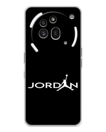 Чехол для Nothing Phone (3a) Pro с картинкой «Jordan White Logo» Чехол для Nothing Phone (3a) Pro с картинкой «Jordan White Logo»