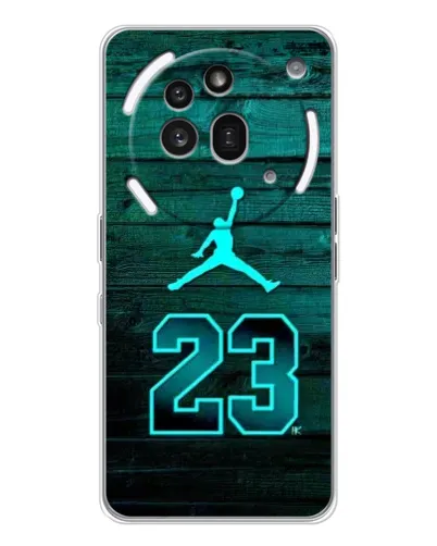 Чехол для Nothing Phone (3a) Pro с картинкой «Jordan Cyan 23» Чехол для Nothing Phone (3a) Pro с картинкой «Jordan Cyan 23»