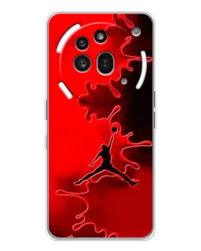 Чехол для Nothing Phone (3a) Pro с картинкой «Jordan Red Smoke» Чехол для Nothing Phone (3a) Pro с картинкой «Jordan Red Smoke»