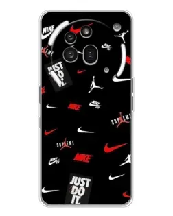 Чехол для Nothing Phone (3a) Pro с картинкой «Nike Mix Pattern»