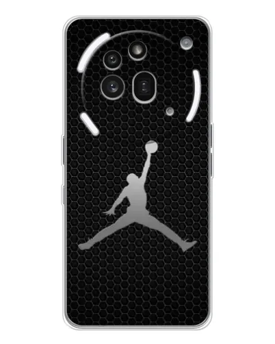 Чехол для Nothing Phone (3a) Pro с картинкой «Jordan Dark Carbon» Чехол для Nothing Phone (3a) Pro с картинкой «Jordan Dark Carbon»
