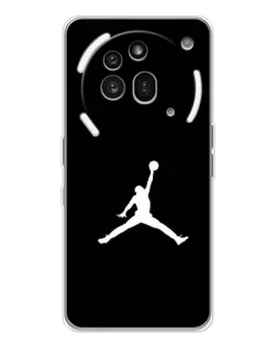 Чехол для Nothing Phone (3a) Pro с картинкой «Jordan Silhouette»