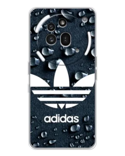 Чехол для Nothing Phone (3a) Pro с картинкой «Adidas Trefoil Blue»