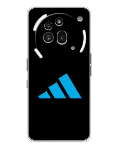 Чехол для Nothing Phone (3a) Pro с картинкой «Adidas Cyan Logo»