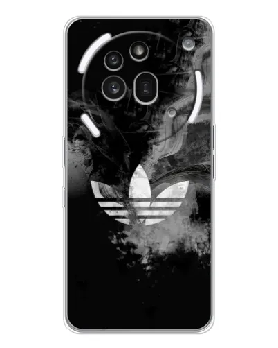 Чехол для Nothing Phone (3a) Pro с картинкой «Абстрактный дым Adidas»
