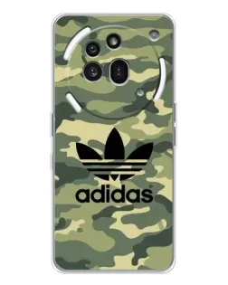 Чехол для Nothing Phone (3a) Pro с картинкой «Милитари стиль Adidas»