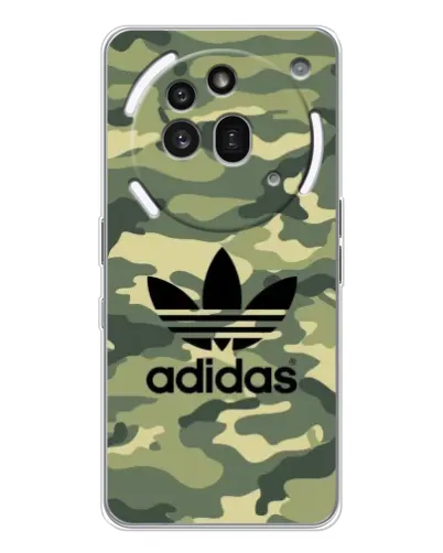 Чехол для Nothing Phone (3a) Pro с картинкой «Милитари стиль Adidas»