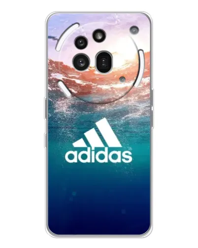 Чехол для Nothing Phone (3a) Pro с картинкой «Океанская глубина адидас»