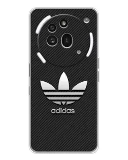 Чехол для Nothing Phone (3a) Pro с картинкой «Adidas Карбоновая текстура»