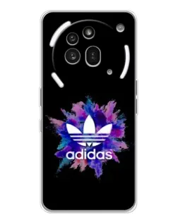 Чехол для Nothing Phone (3a) Pro с картинкой «Взрыв красок Adidas»