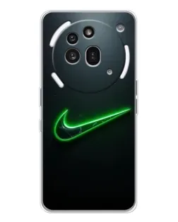 Чохол для Nothing Phone (3a) Pro з картинкою «Неоновий контур Nike» Чохол для Nothing Phone (3a) Pro з картинкою «Неоновий контур Nike»