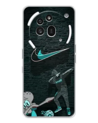 Чехол для Nothing Phone (3a) Pro с картинкой «Спортивный арт Nike» Чехол для Nothing Phone (3a) Pro с картинкой «Спортивный арт Nike»
