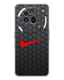 Чохол для Nothing Phone (3a) Pro з картинкою «Nike — карбонова сітка» Чохол для Nothing Phone (3a) Pro з картинкою «Nike — карбонова сітка»