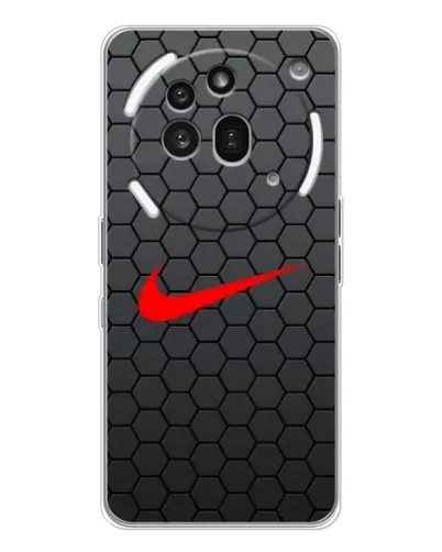 Чехол для Nothing Phone (3a) Pro с картинкой «Nike — карбоновая сетка» Чехол для Nothing Phone (3a) Pro с картинкой «Nike — карбоновая сетка»