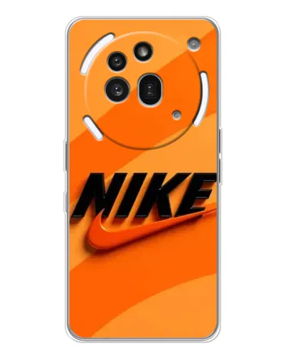 Чехол для Nothing Phone (3a) Pro с картинкой «Оранжевый драйв Nike» Чехол для Nothing Phone (3a) Pro с картинкой «Оранжевый драйв Nike»