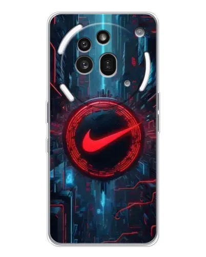 Чехол для Nothing Phone (3a) Pro с картинкой «Техногенный стиль Nike» Чехол для Nothing Phone (3a) Pro с картинкой «Техногенный стиль Nike»