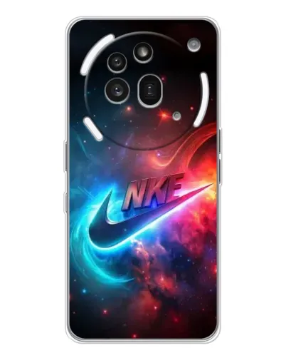 Чехол для Nothing Phone (3a) Pro с картинкой «Огненный логотип Nike» Чехол для Nothing Phone (3a) Pro с картинкой «Огненный логотип Nike»