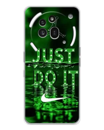 Чехол для Nothing Phone (3a) Pro с картинкой «Зеленый неоновый Nike» Чехол для Nothing Phone (3a) Pro с картинкой «Зеленый неоновый Nike»