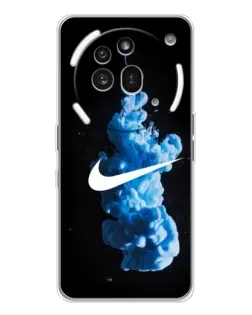 Чехол для Nothing Phone (3a) Pro с картинкой «Nike и синий дым»