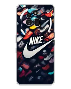 Чехол для Nothing Phone (3a) Pro с картинкой «Коллекция кроссовок Nike»